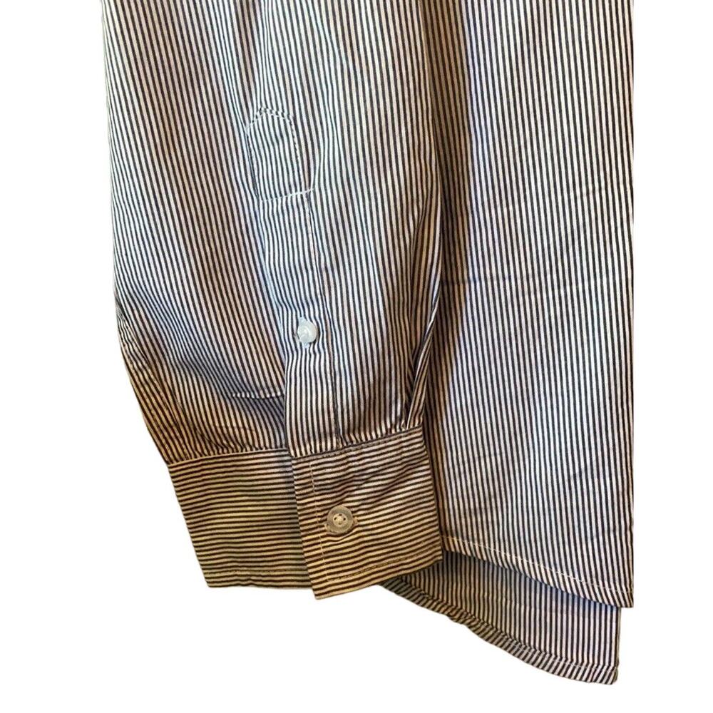 NWT Whiskey and Oak | Men’s Pinstripe Long Sleeve Button Down | Size 2XL - Picture 3 of 7